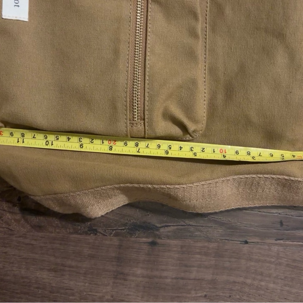 Margot Tan Canvas messenger bag - Picture 3 of 10